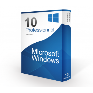Microsoft Windows 10 Professionnel - (clé de produit)